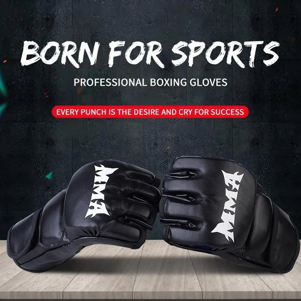 MMA Gloves for Grappling Sparring Training Sports Half Mitts MMA UFC Training Boxing Punch Bag Martial Arts Gloves 1 pair