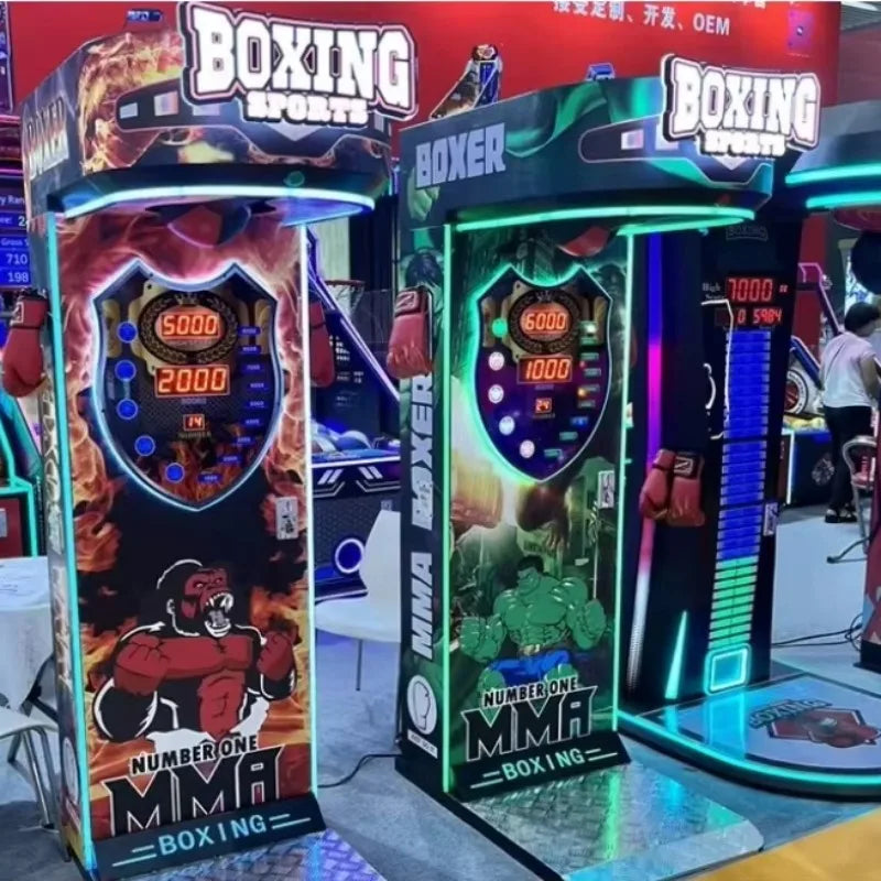 Customized Coin Boxing Sport Punching Boxing Arcade Sport Arcade Game Machine Boxing Arcade Emulator