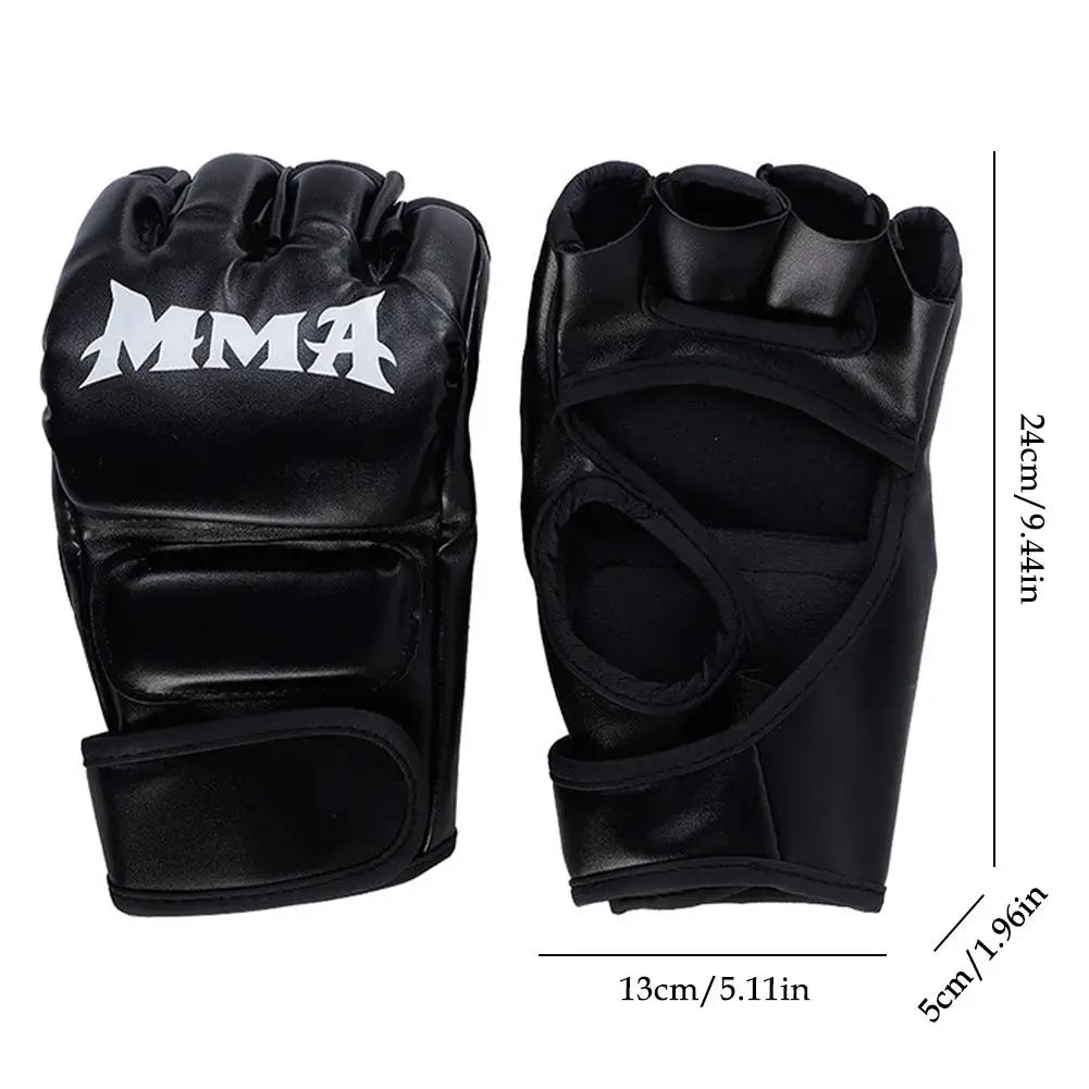 MMA Gloves for Grappling Sparring Training Sports Half Mitts MMA UFC Training Boxing Punch Bag Martial Arts Gloves 1 pair