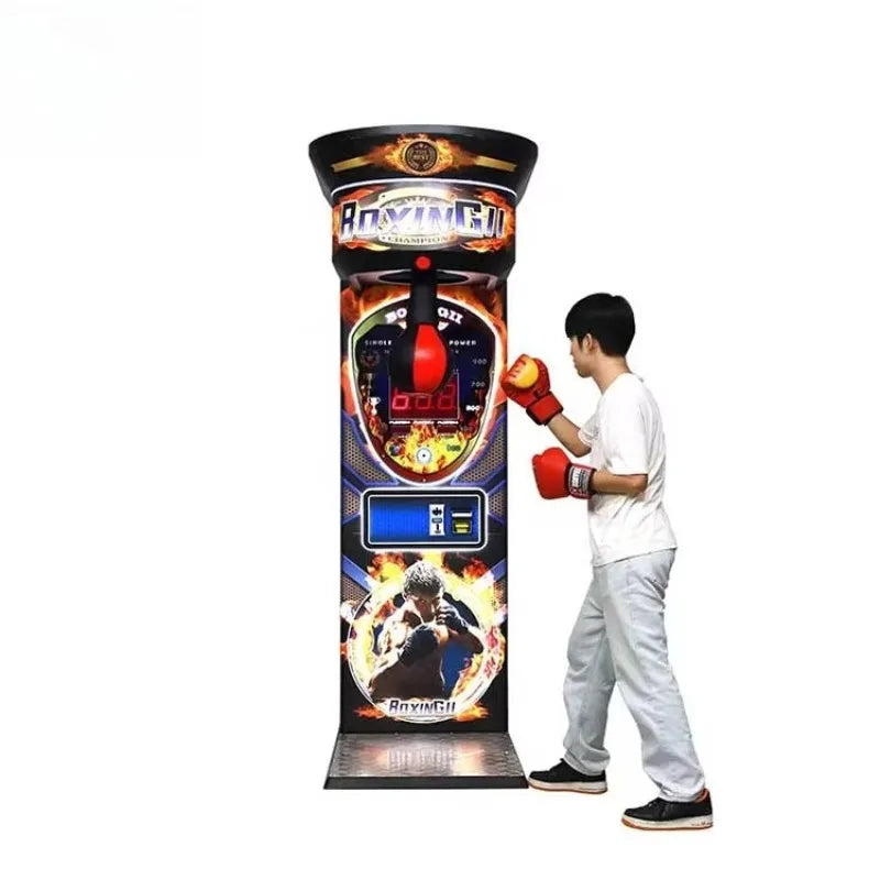 Custom Boxing Punch Game Console Sports Electronics Dynamic Arcade Boxing Game Console Strength Tester Arcade