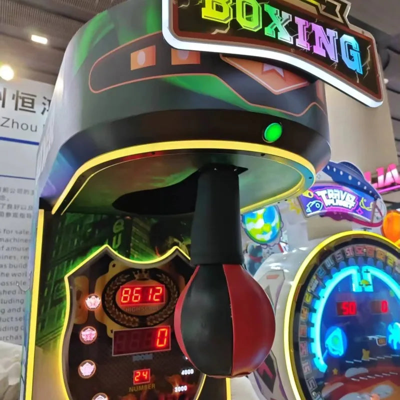 Customized Coin Boxing Sport Punching Boxing Arcade Sport Arcade Game Machine Boxing Arcade Emulator