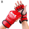 MMA Gloves for Grappling Sparring Training Sports Half Mitts MMA UFC Training Boxing Punch Bag Martial Arts Gloves 1 pair