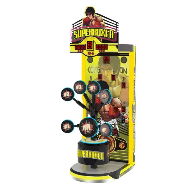 Custom Big King Kick Punching Boxing Machine,Coin Operated Sport Arcade Game Machine,Commercial Game Center Boxing Equipment
