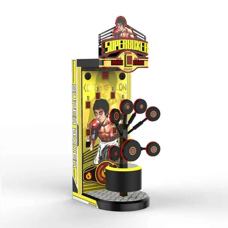 Custom Big King Kick Punching Boxing Machine,Coin Operated Sport Arcade Game Machine,Commercial Game Center Boxing Equipment