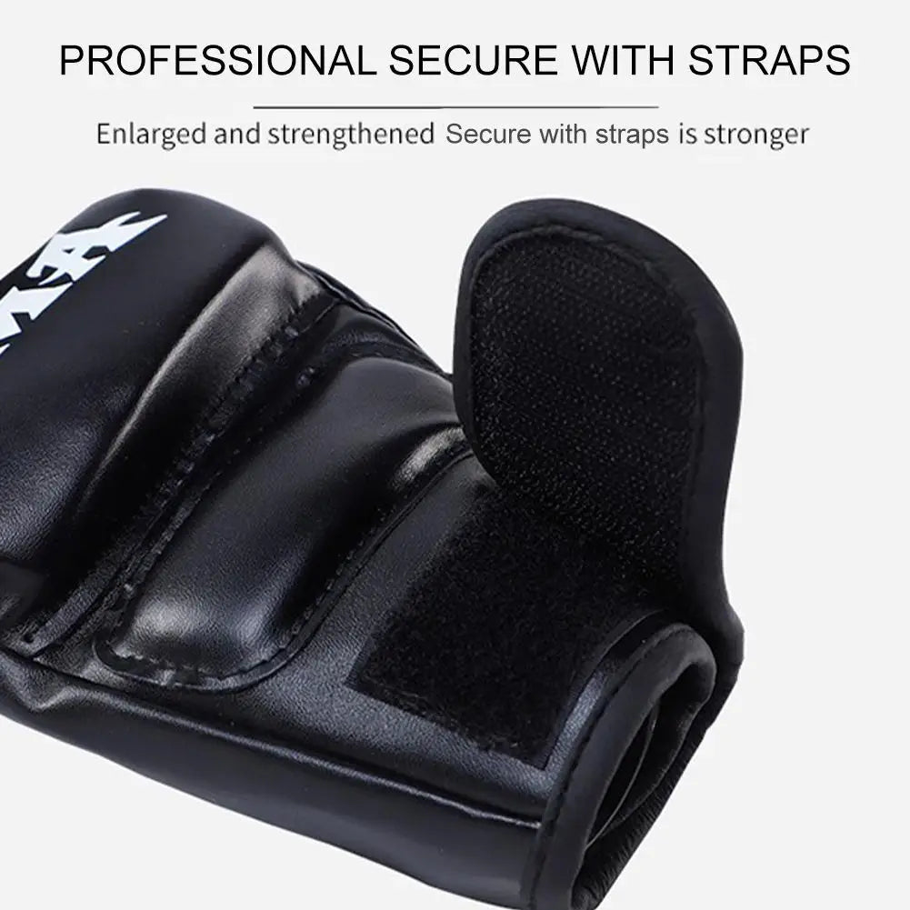 MMA Gloves for Grappling Sparring Training Sports Half Mitts MMA UFC Training Boxing Punch Bag Martial Arts Gloves 1 pair