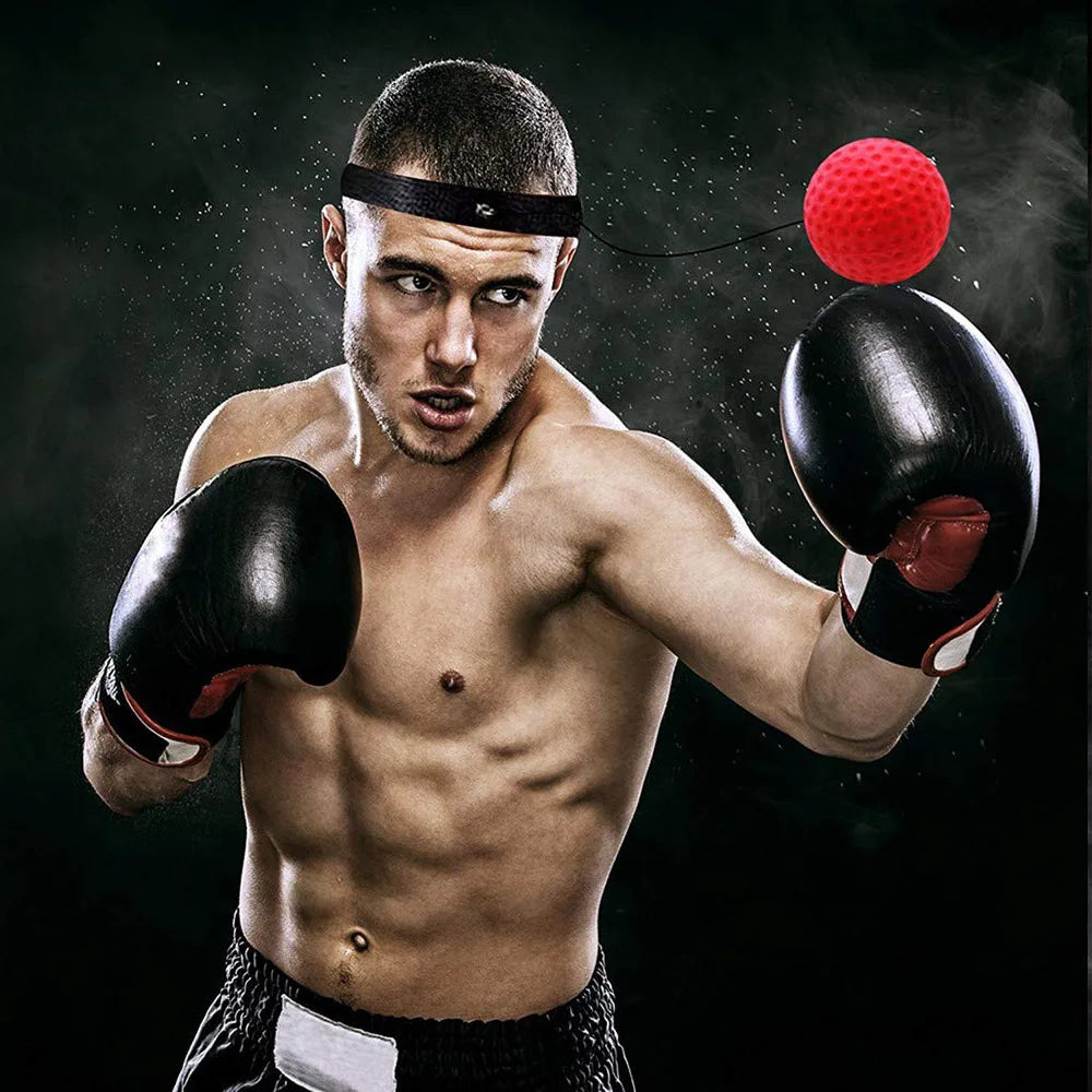 Boxing Reflex Ball for Kids - Training Ball with Headband, Single Game Option & Parent-child Interaction for Reaction Punching