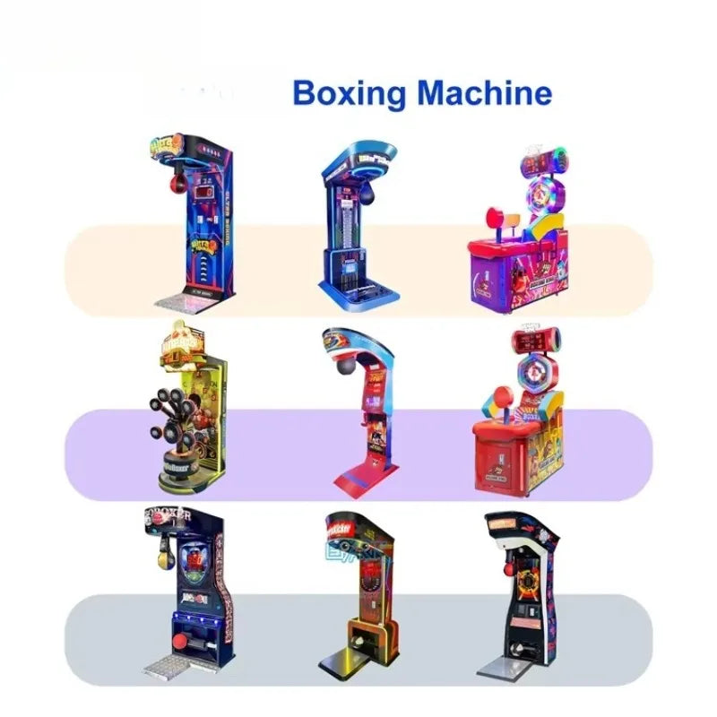 Custom Boxing Punch Game Console Sports Electronics Dynamic Arcade Boxing Game Console Strength Tester Arcade