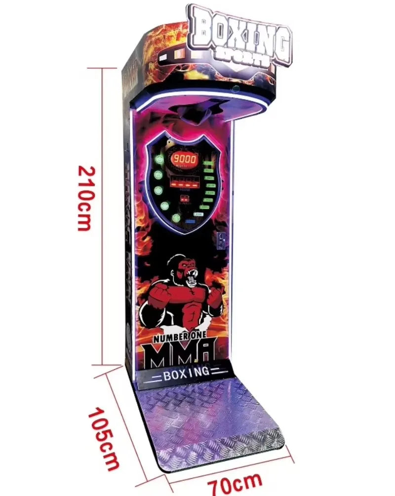 Customized Coin Boxing Sport Punching Boxing Arcade Sport Arcade Game Machine Boxing Arcade Emulator
