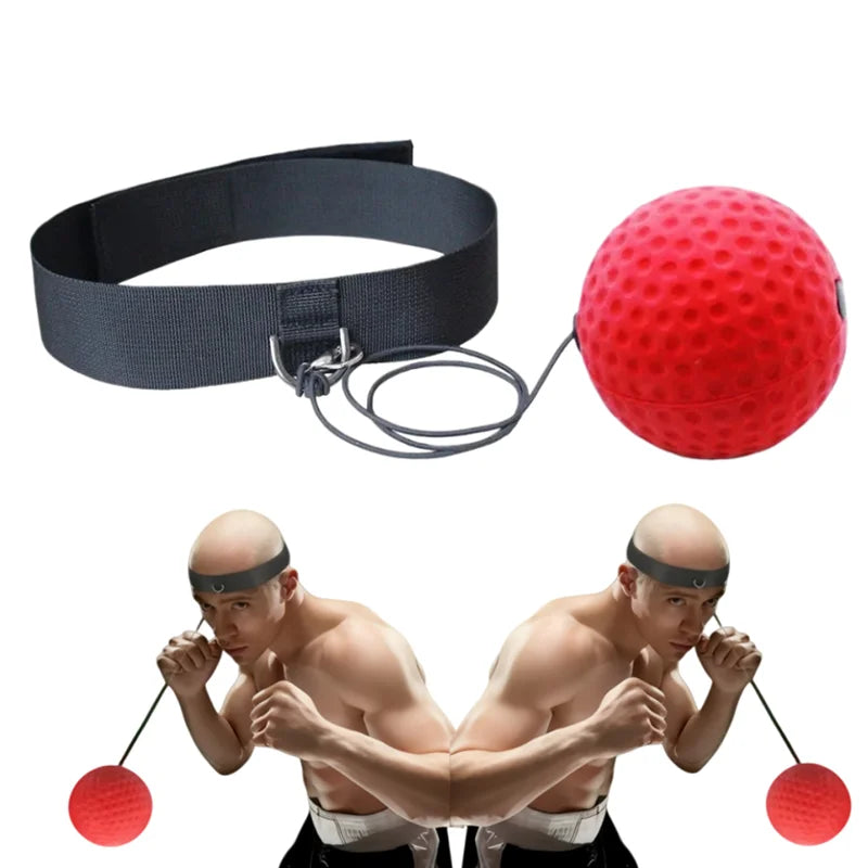 Boxing Reflex Ball for Kids - Training Ball with Headband, Single Game Option & Parent-child Interaction for Reaction Punching