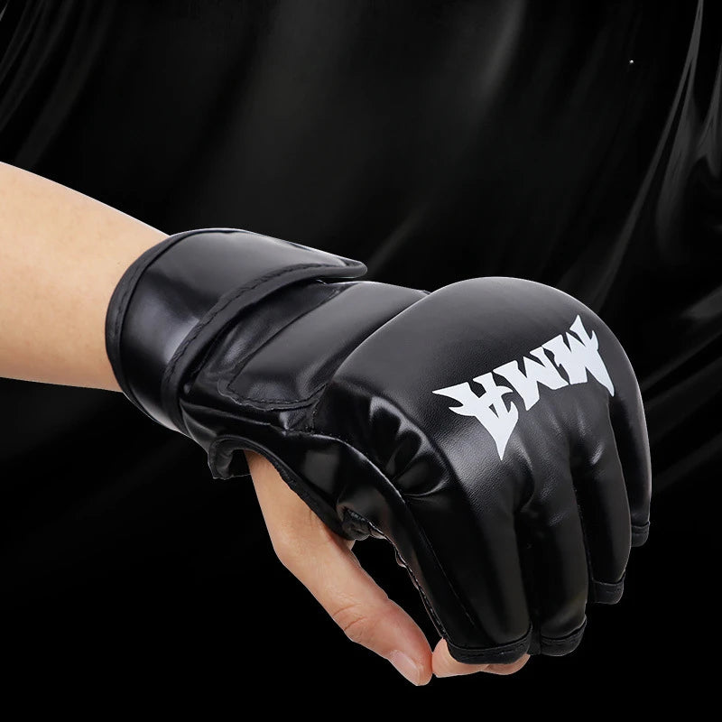 High-Quality Training Gloves MMA and Martial Arts, with Thickened Fingers Added Protection Flexibility, Suitable for Adults Kids