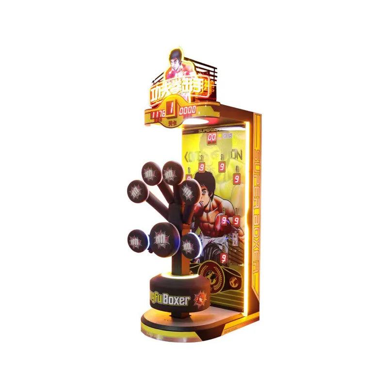 Custom Big King Kick Punching Boxing Machine,Coin Operated Sport Arcade Game Machine,Commercial Game Center Boxing Equipment